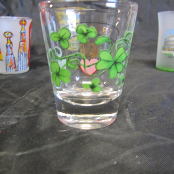 VINTAGE SOUVENIR SMALL GLASSES FROM OTHER COUNTRIES SET OF 5, BUY 1 OR ALL $5EA - Picture 7 of 10